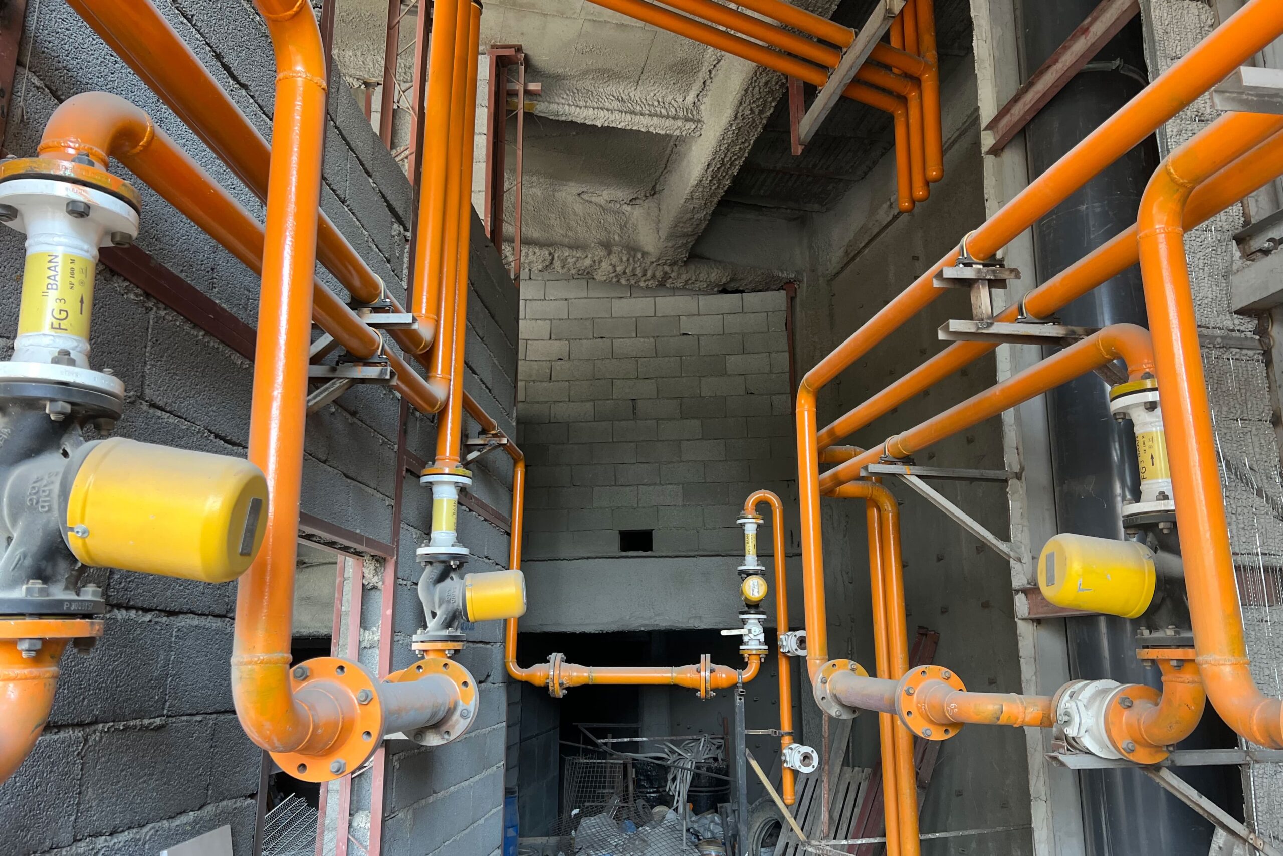 طراحی و اجرای گاز رسانی